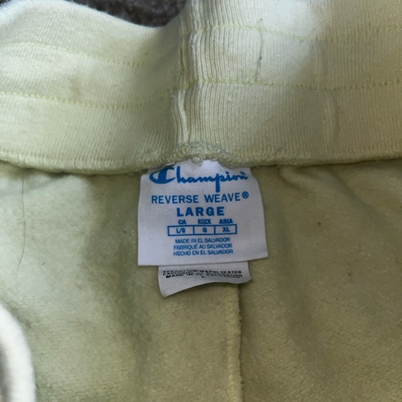 Yellow sweat shorts - Picture 3 of 6